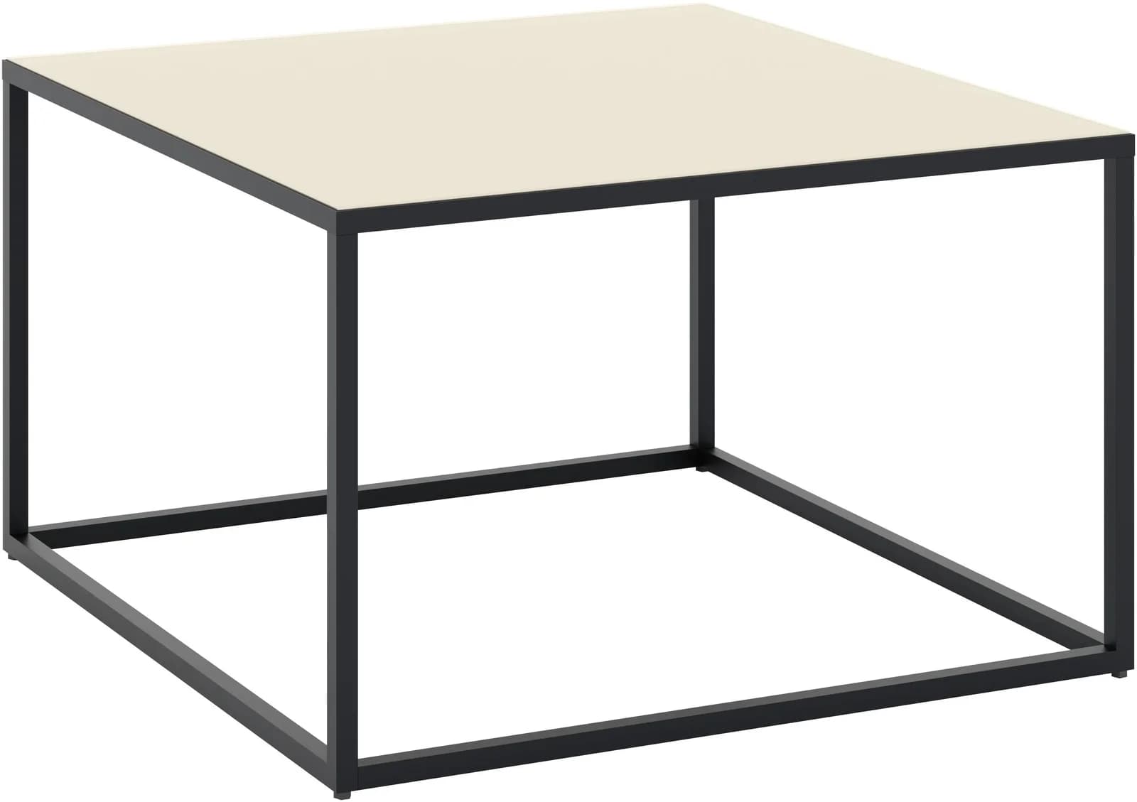 Couchtisch Reno Graphit Schwarz Glas Kaschmir Glanz