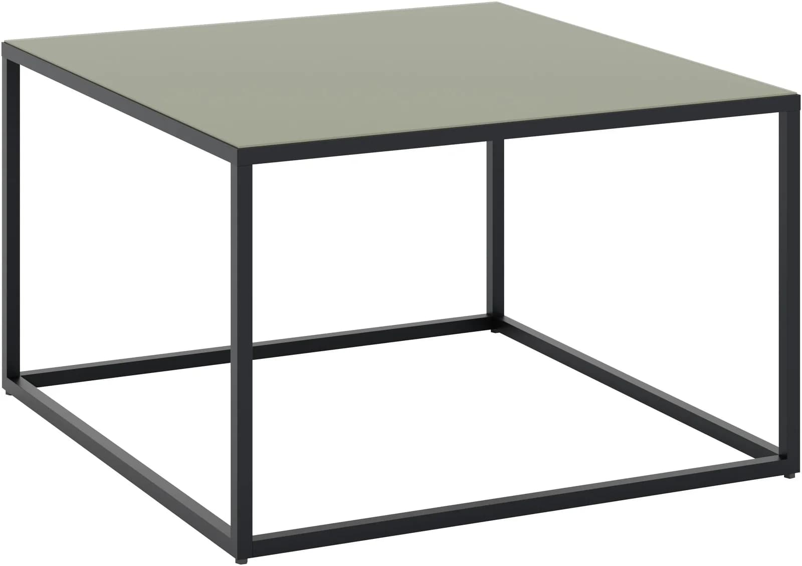 Couchtisch Reno Graphitschwarz Olivgrün Glas Set one by Musterring