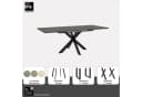 Esstisch Reno Schwarz Anthrazit Glas Set one by Musterring Bild 3
