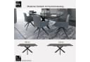 Esstisch Reno Schwarz Anthrazit Glas Set one by Musterring Bild 5