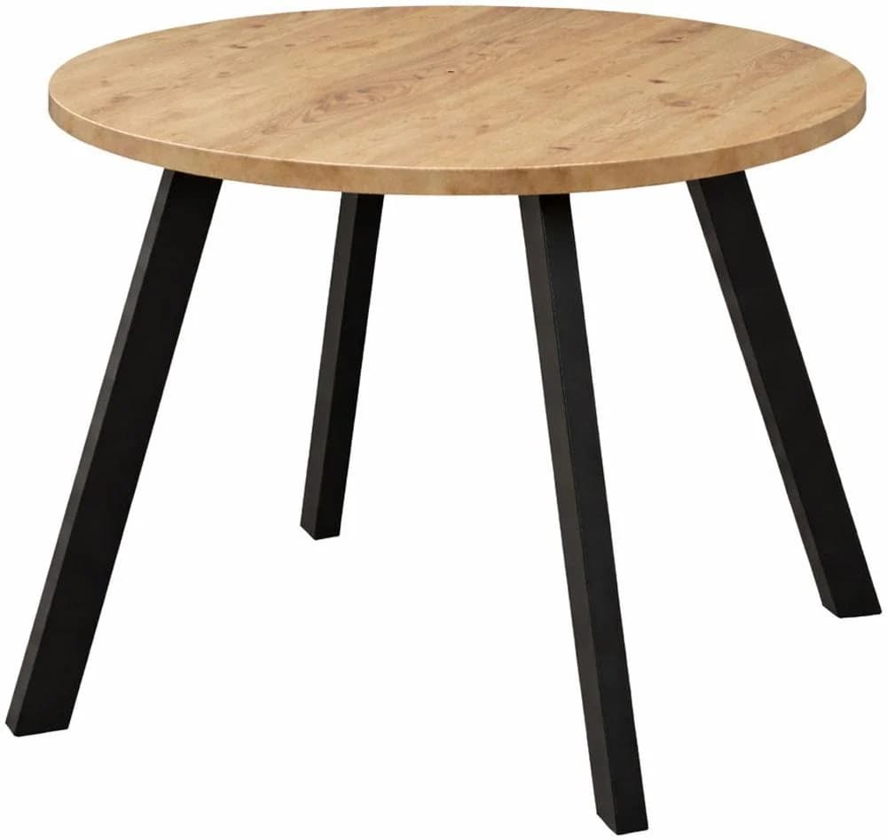 Mäusbacher Bistrotisch Big Bistro Metall Asteiche Schwarz Matt
