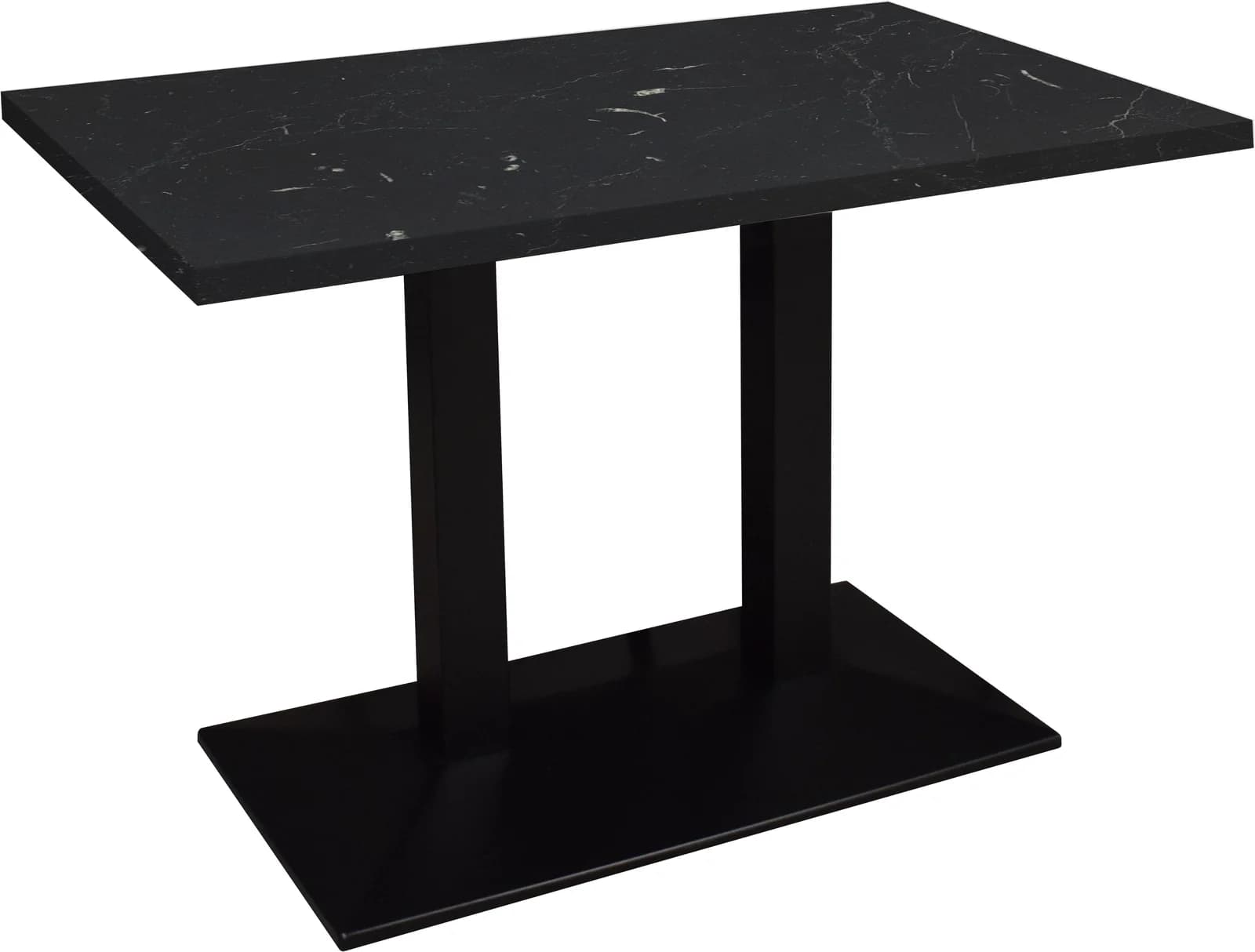 Mäusbacher Bistrotisch Big Bistro Metall Schwarz Keramik-Optik