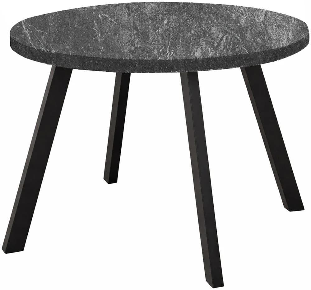 Mäusbacher Bistrotisch Big Bistro Metall Grau/Schwarz Ø 70 cm