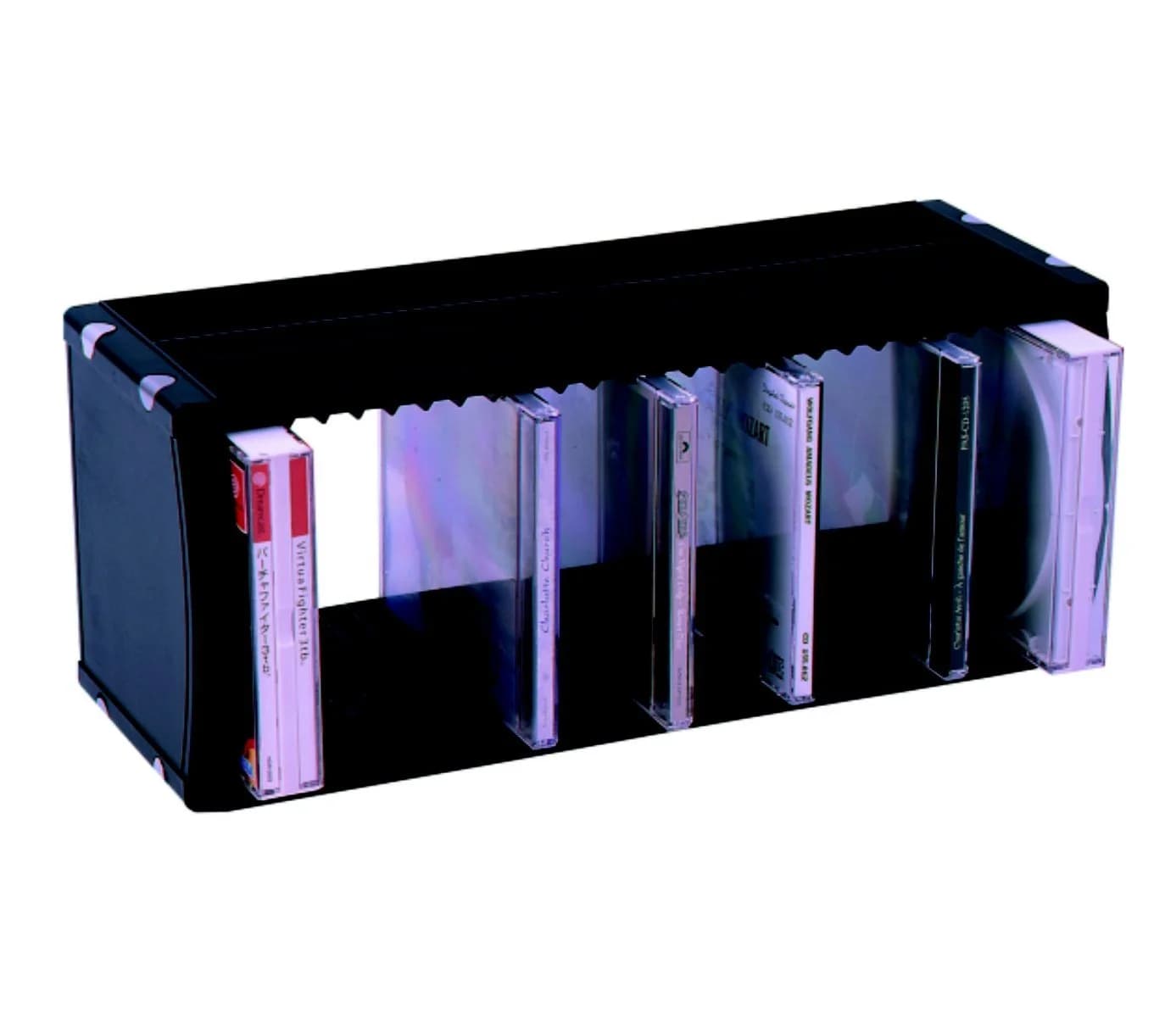 ProfiOffice CD-Regal MR-26 4-tlg. Schwarz Kombinierbar