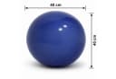 KERAZO Dekokugel 40 cm Keramik Gartenkugel Blau Bild 1