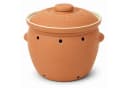 KERAZO Vorratstopf 6,5L Steingut Kartoffeltopf beige Bild 1