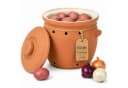 KERAZO Vorratstopf 6,5L Steingut Kartoffeltopf beige Bild 2