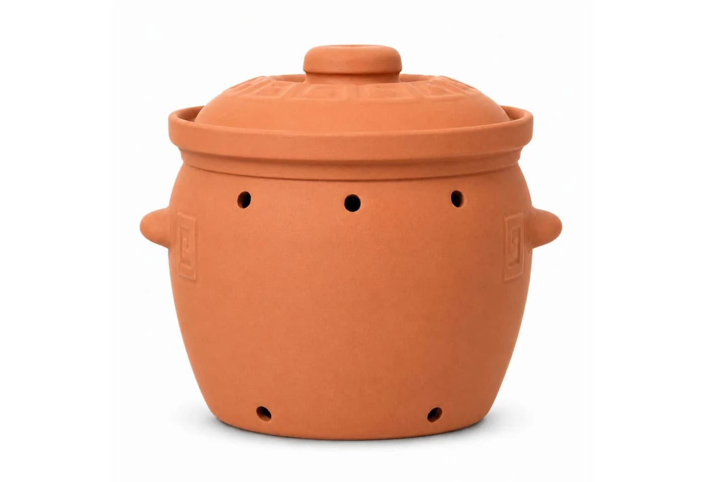KERAZO Vorratsdose 6,5 Liter Kartoffeltopf Steingut mit Deckel - Bild 4