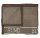 Wolldecke BW Wolldecke Braun Schriftzug BUND 220x130cm MFH Bild 1