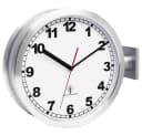 EUROTIME Funk Wanduhr 40cm Aluminium Bild 1