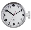 EUROTIME Funk Wanduhr 40cm Aluminium Bild 2