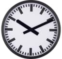 EUROTIME Wanduhr EUROTIME 59540-05 Funk Funkuhr 35 cm Schwarz Bild 2