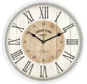 EUROTIME Wanduhr Quarzuhr 81748-07 mit Echtglas und Kunststoffgehäuse Bild 2