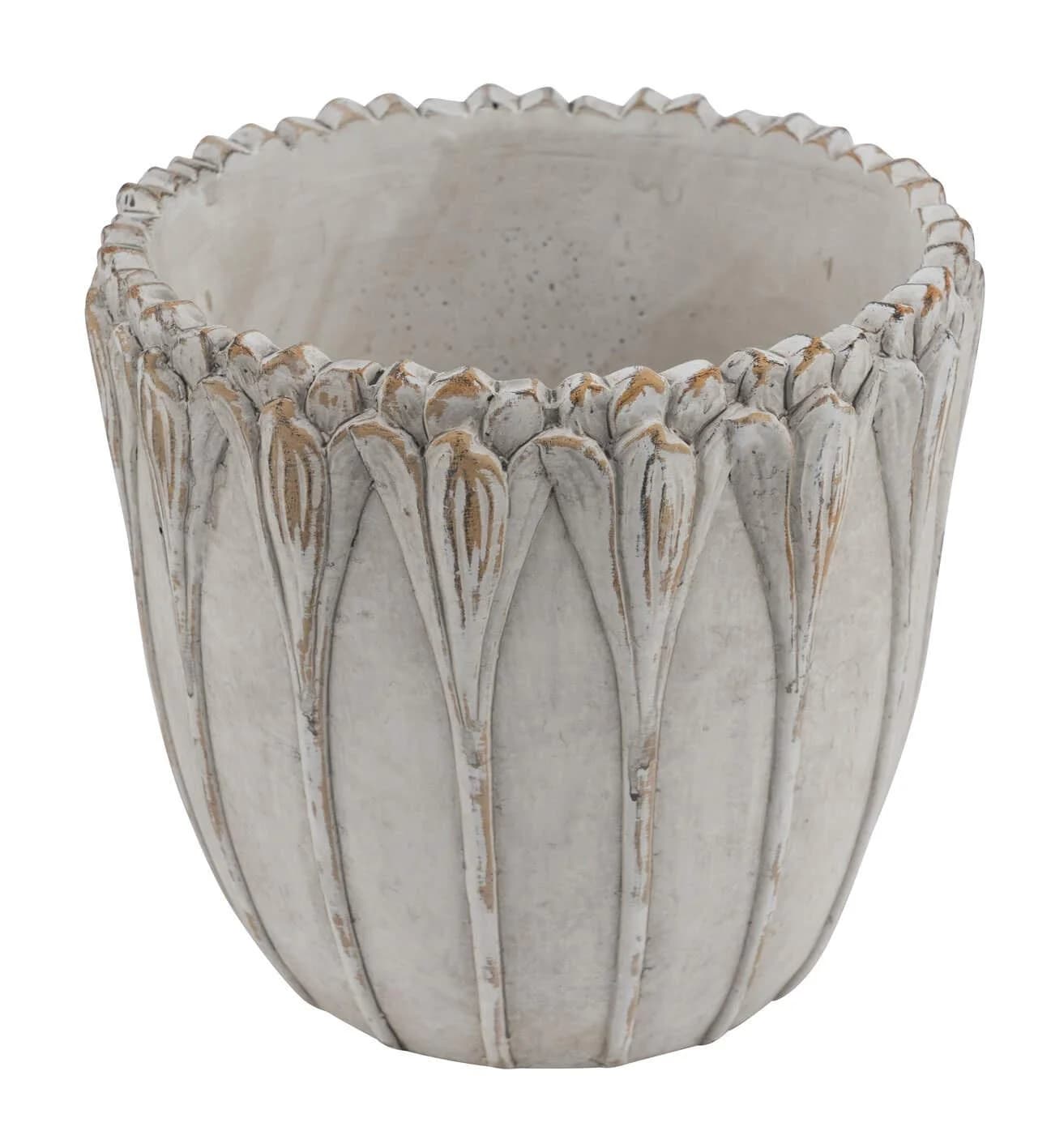 Übertopf ZEMENT Beige Modern