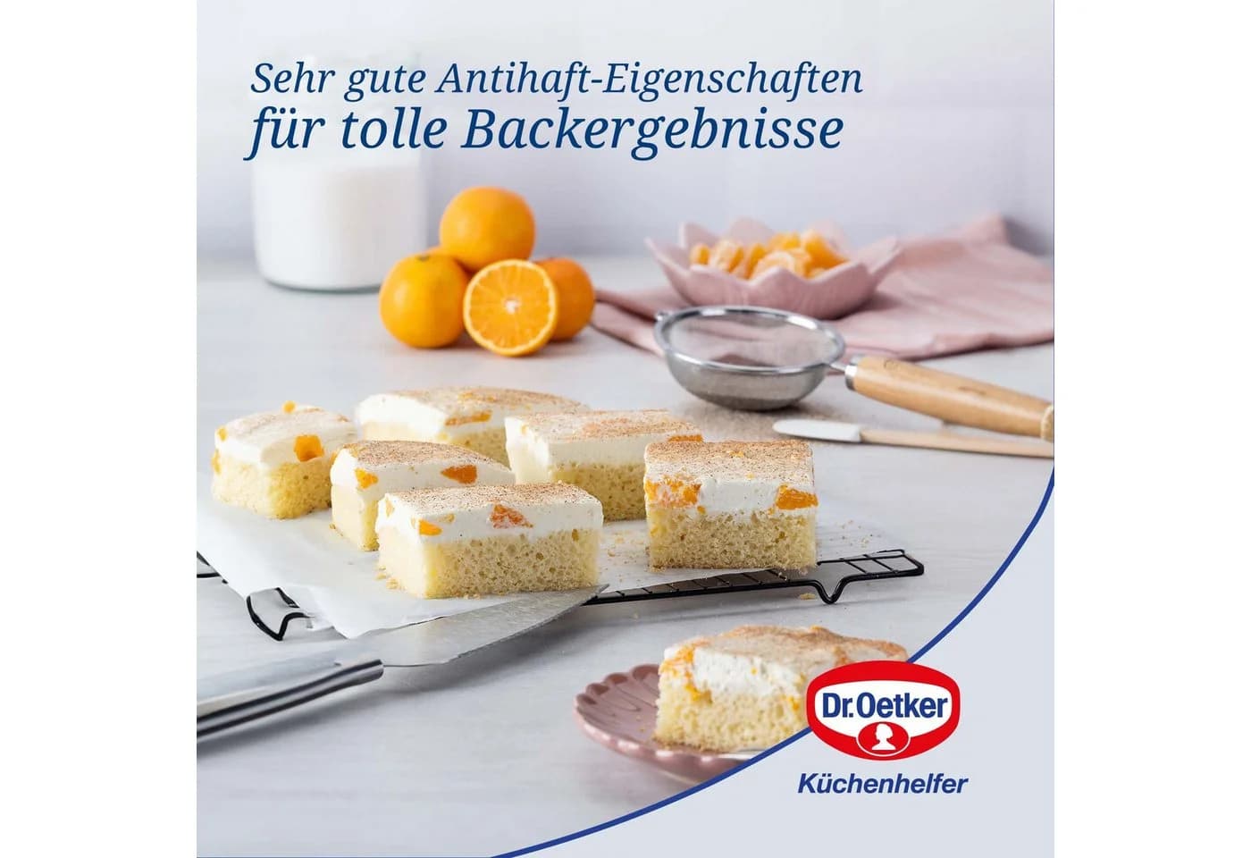 Dr. Oetker Backblech mit Transporthaube und Griffen - Bild 5