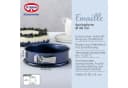 Dr. Oetker Springform 26 cm Emaille Blau mit Antihaft-Ring Bild 4