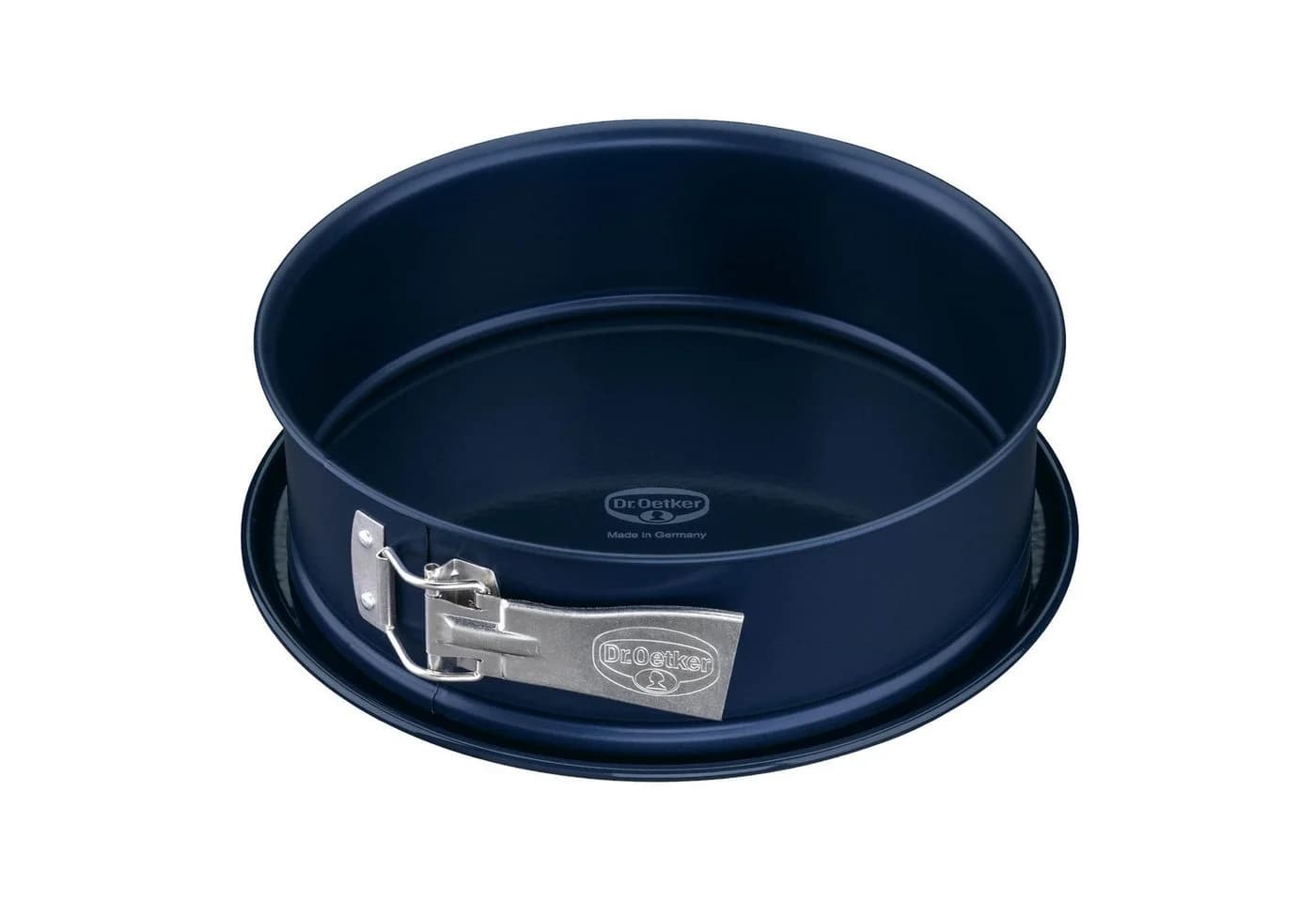 Dr. Oetker Springform Ø 24 cm Emaille-Servierboden Antihaft-Ring Blau - Bild 2