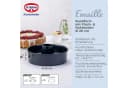 Dr. Oetker Garantieform Ø 26cm Emaille Nachtblau mit Flach- und Rohrboden Bild 4