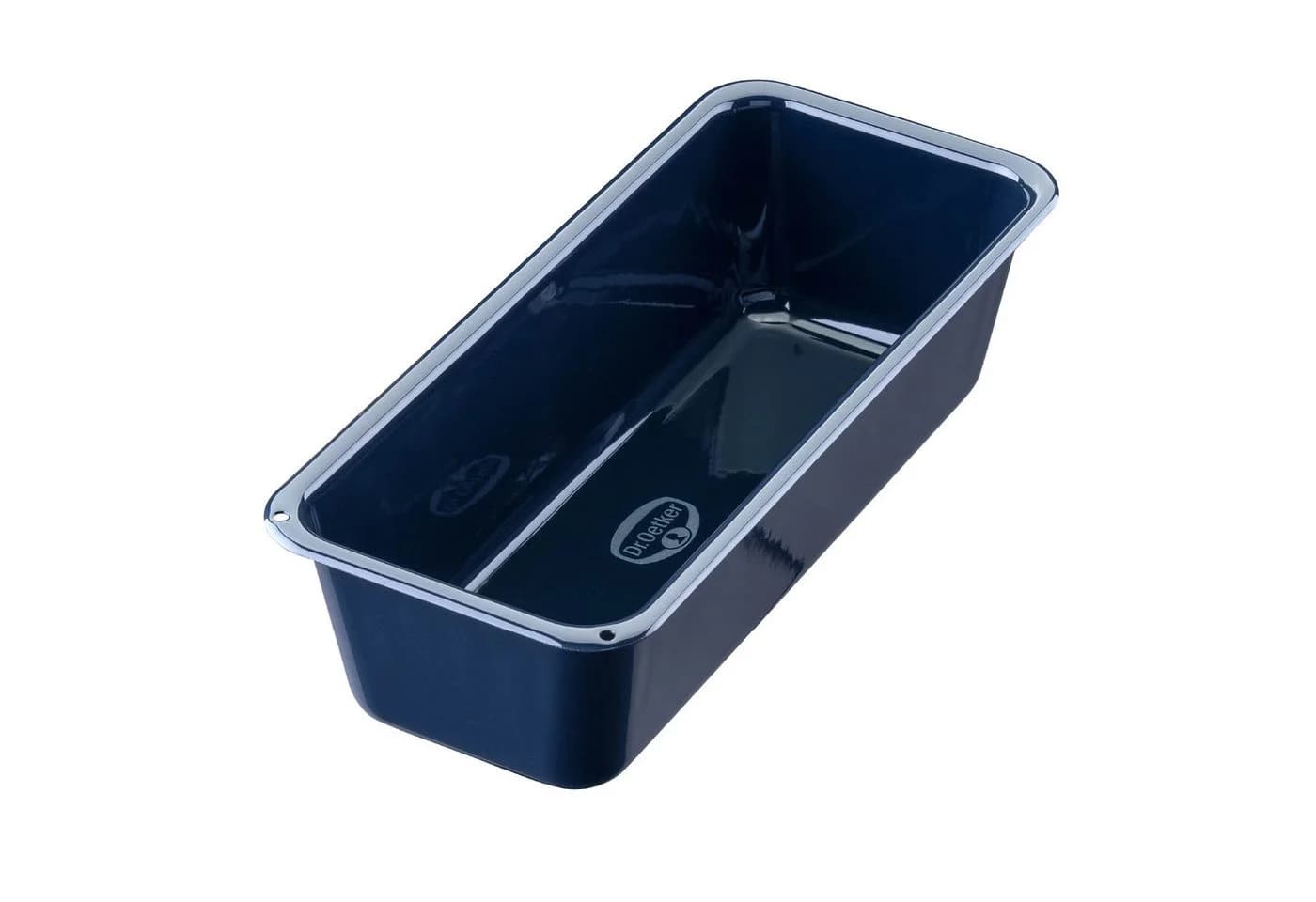 Dr. Oetker Kastenform Backliebe Dunkelblau Metall 11x7.5x25 cm - Bild 3
