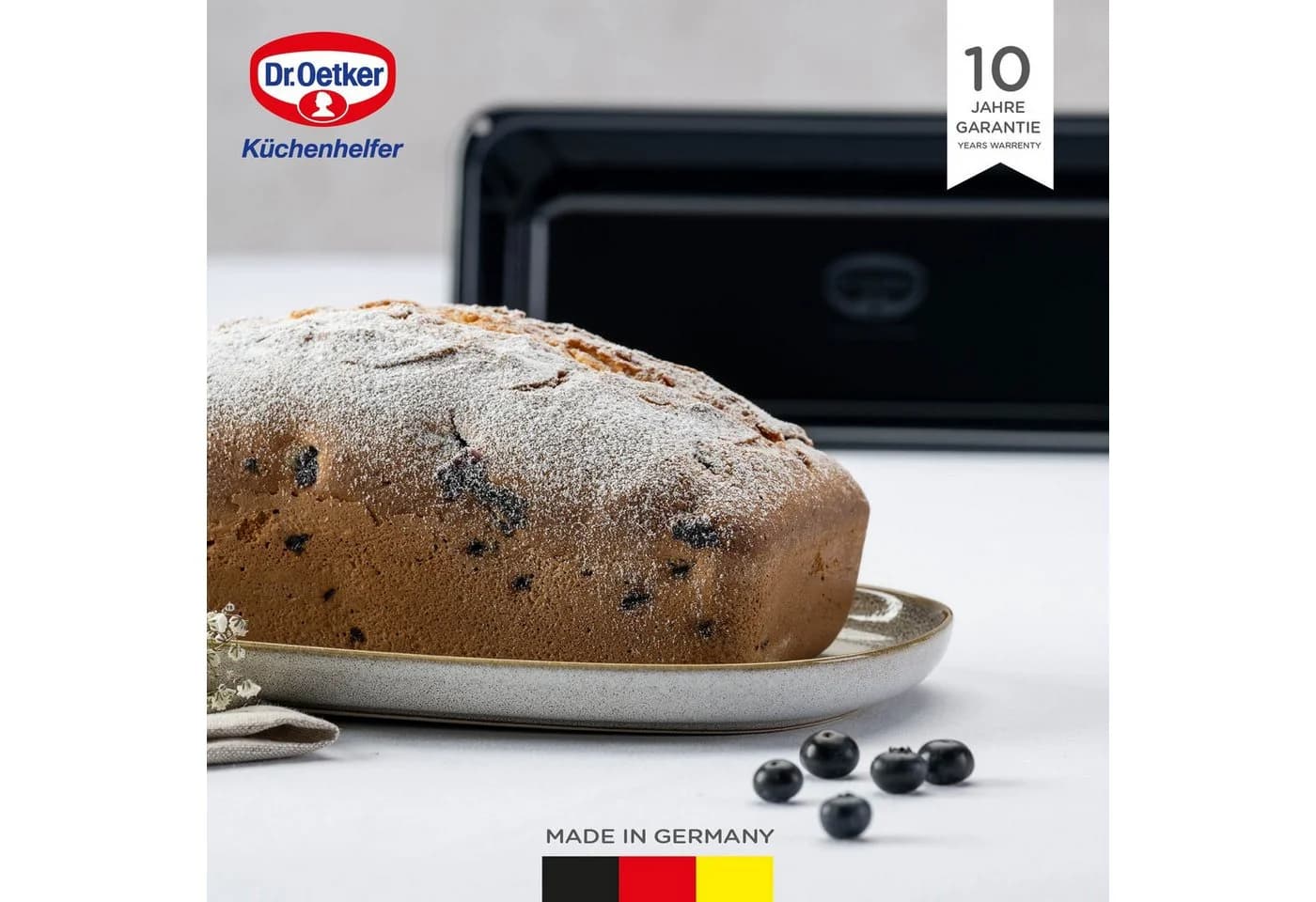 Dr. Oetker Kastenform Backliebe Dunkelblau Metall 11x7.5x25 cm - Bild 5