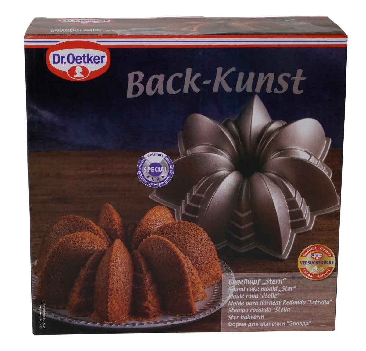 Dr. Oetker Gugelhupfform Stern Beige Aluminium Antihaftbeschichtung - Bild 5