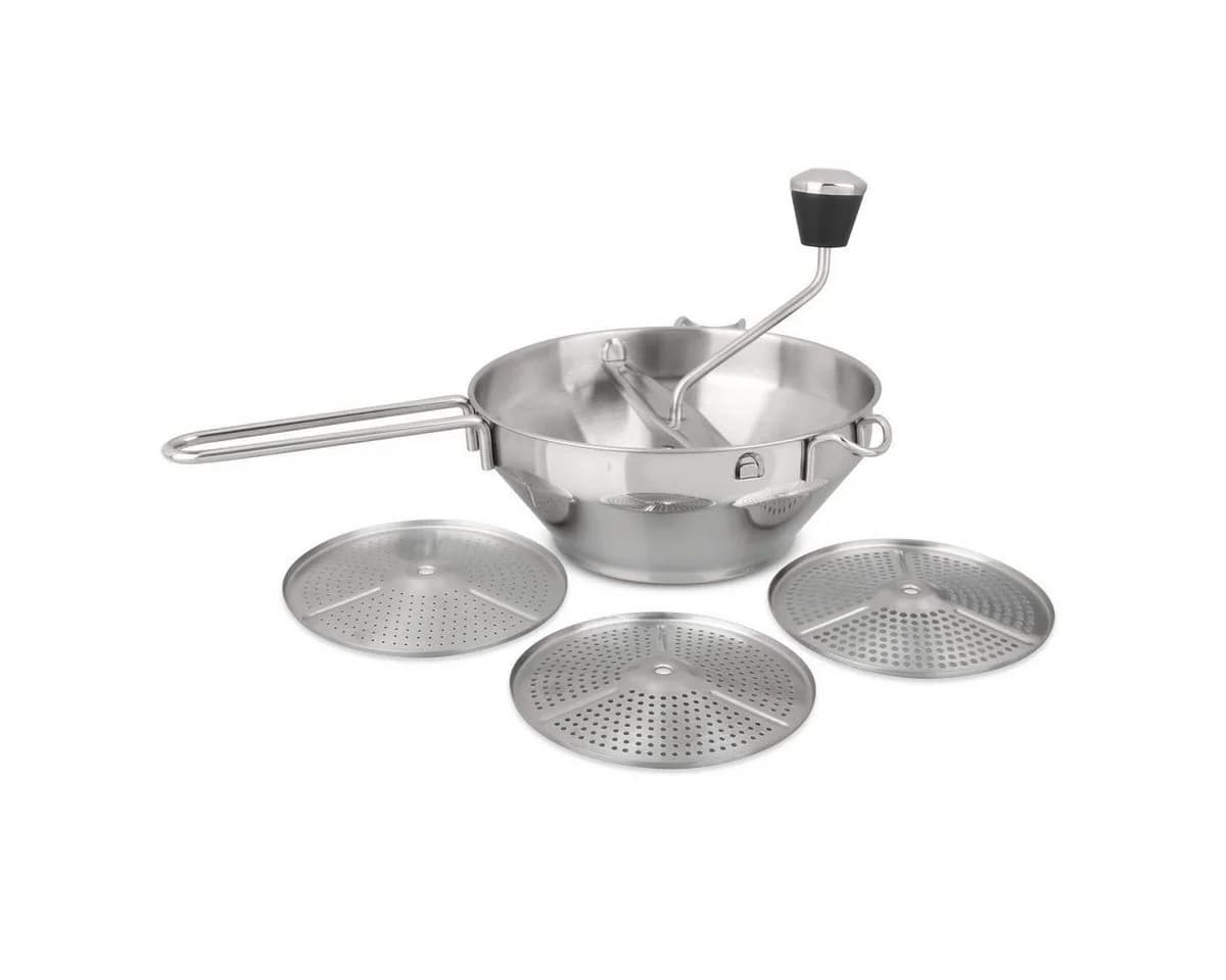 Dr. Oetker Passiergerät Edelstahl Metall Grüner Punkt Einsatz auswechselbar - Bild 2