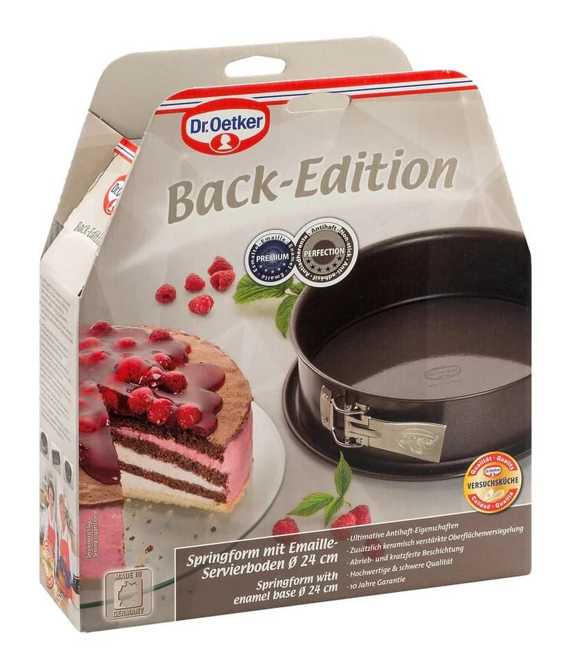 Dr. Oetker Springform Back-Edition braun mit Emaille-Boden