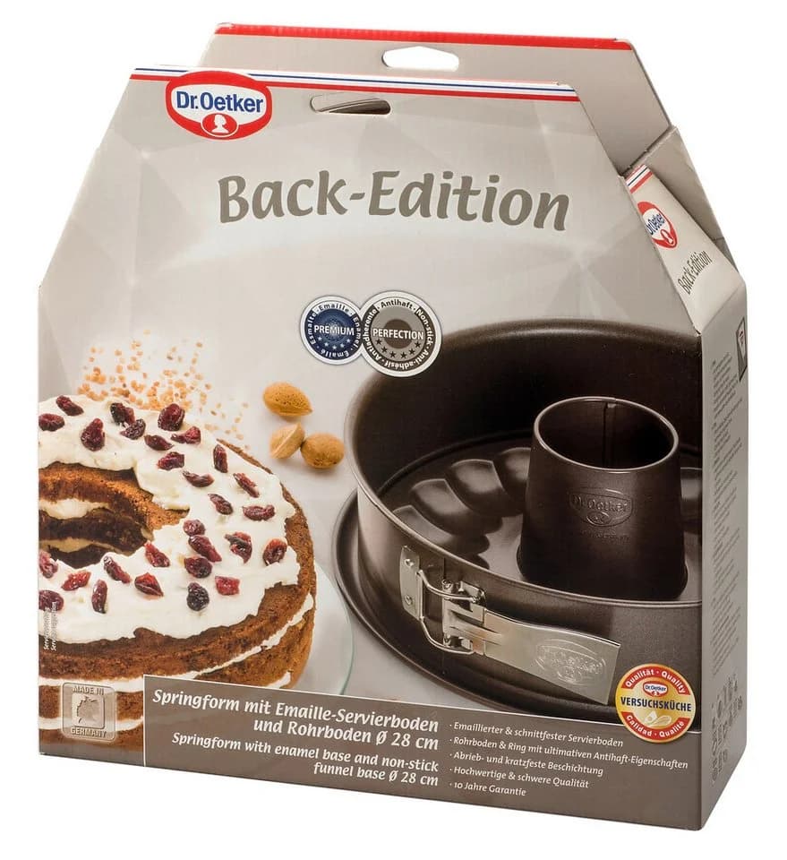 Dr. Oetker Springform Back-Edition braun mit Antihaft-Beschichtung