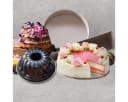 Dr. Oetker Backformen-Set 3-tlg. Back-Trend Stahlblech Creme/Anthrazit Bild 1