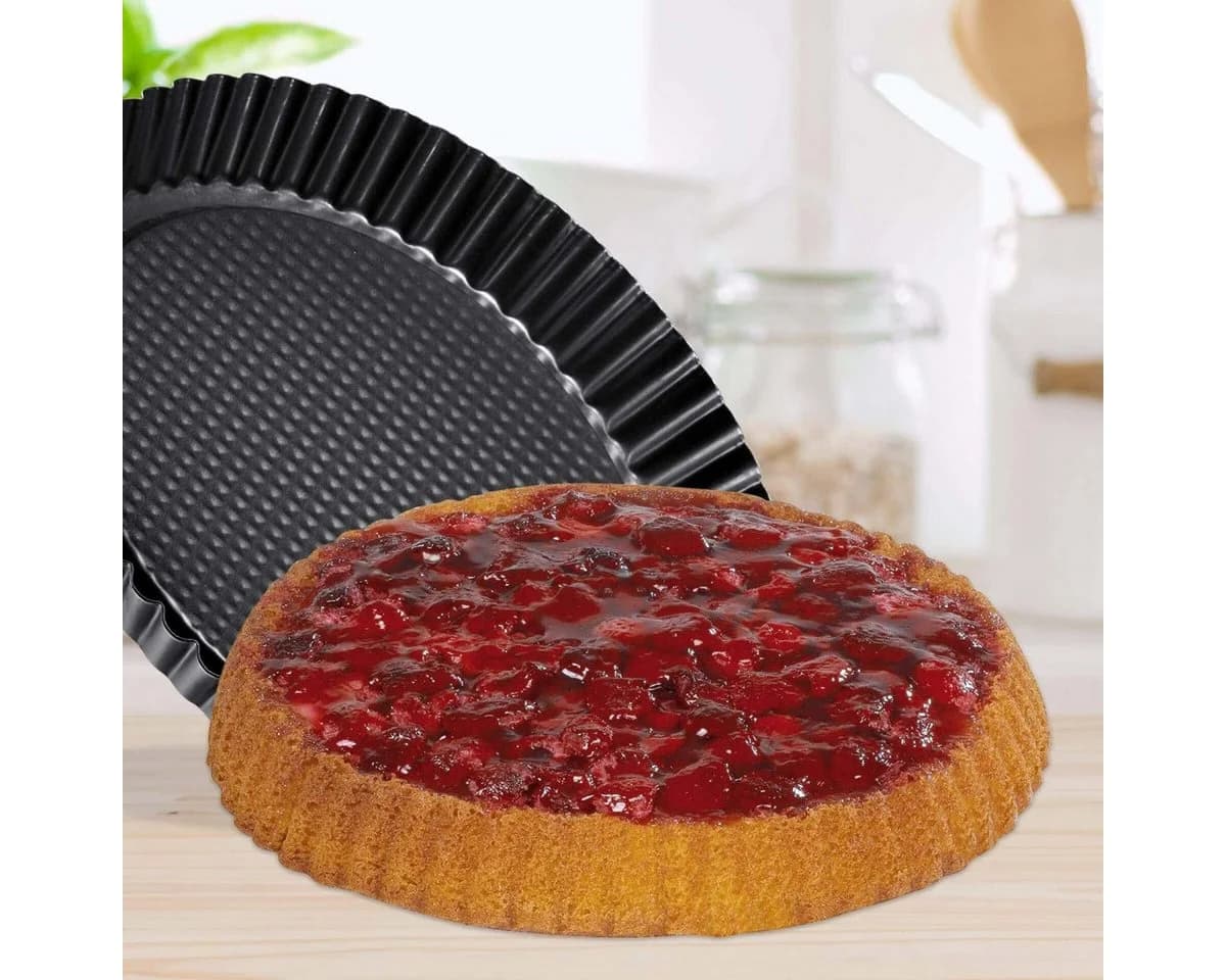 Zenker Obsttortenform Schwarz Metallic Antihaft