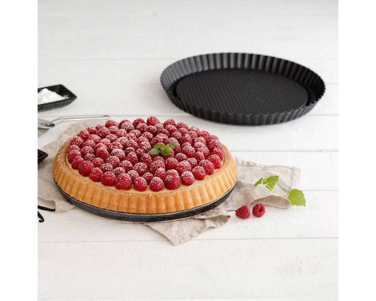 Zenker Obstkuchenform Obsttortenform Silber Metallic-Beschichtung - Bild 5