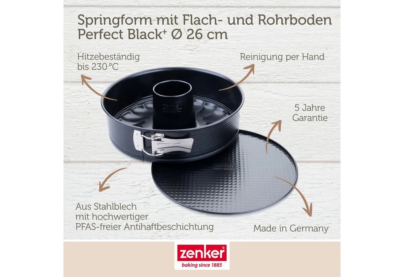 Zenker Springform Perfect Black Ø 26 cm Antihaft - Bild 3
