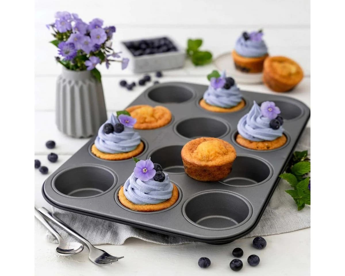Zenker Muffinform 12er Teflon Antihaft Backblech - Bild 3