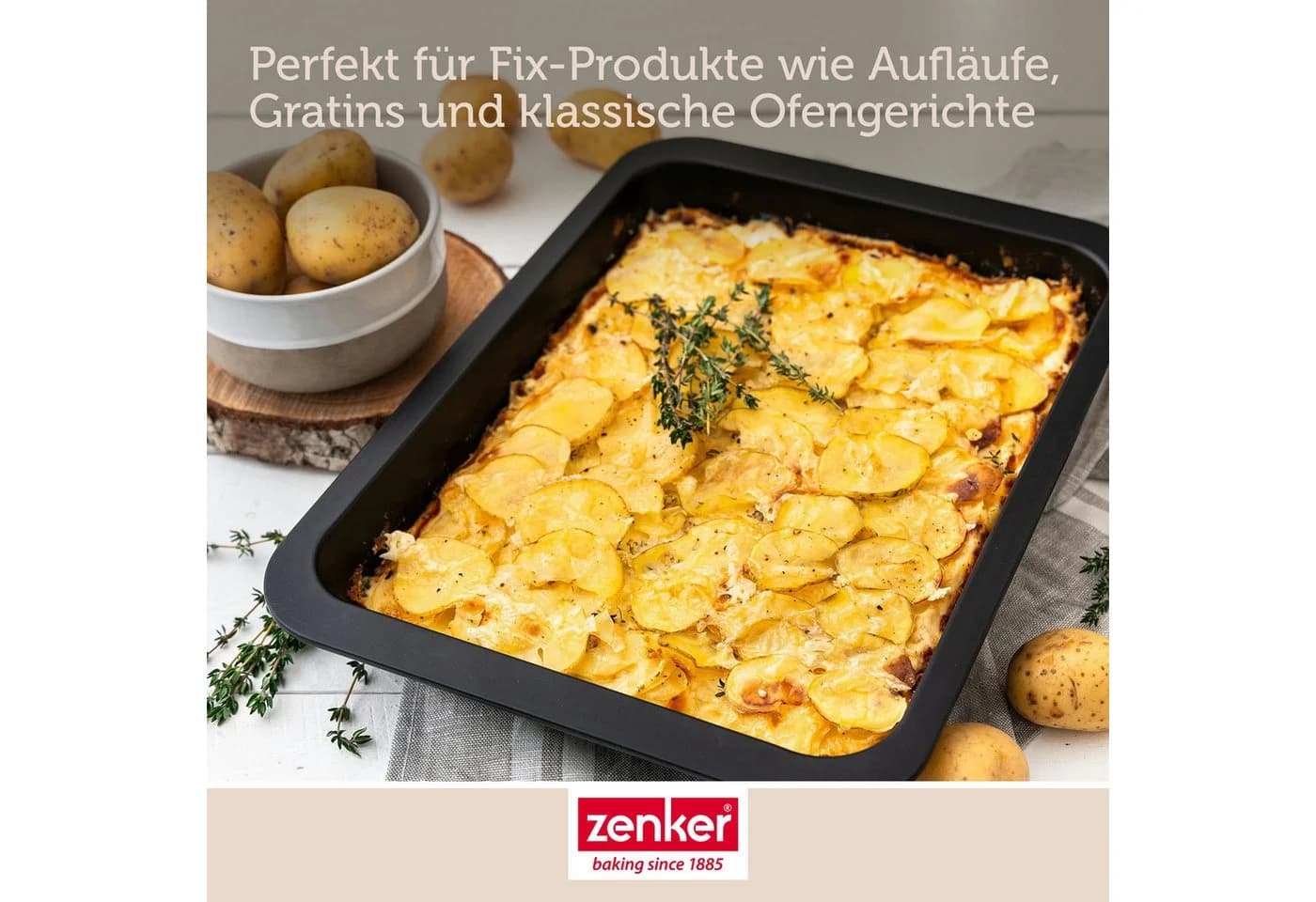 Zenker Ofenbackform SPECIAL COOKING Auflaufform Schwarz - Bild 5