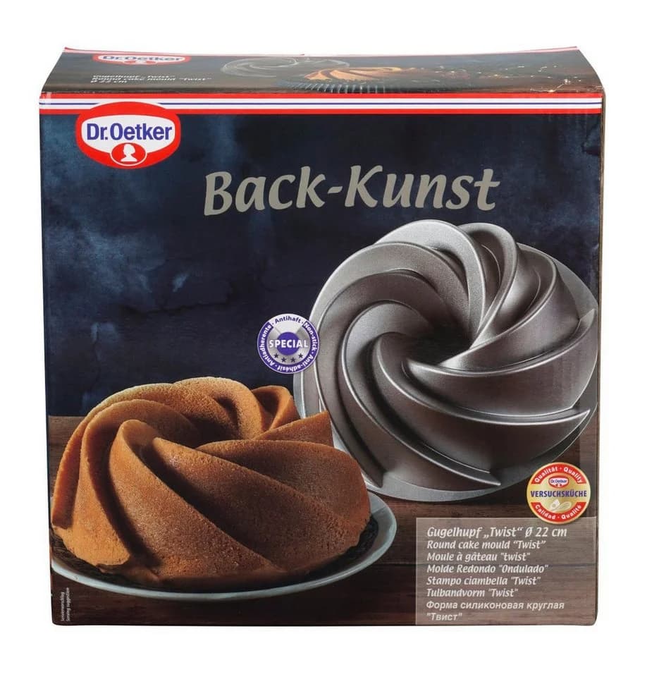 Dr. Oetker Gugelhupfform Twist Beige Aluminium - Bild 5