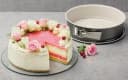 Springform aus Stahlblech und Keramik, Anthrazit/Creme, 28 cm Bild 1