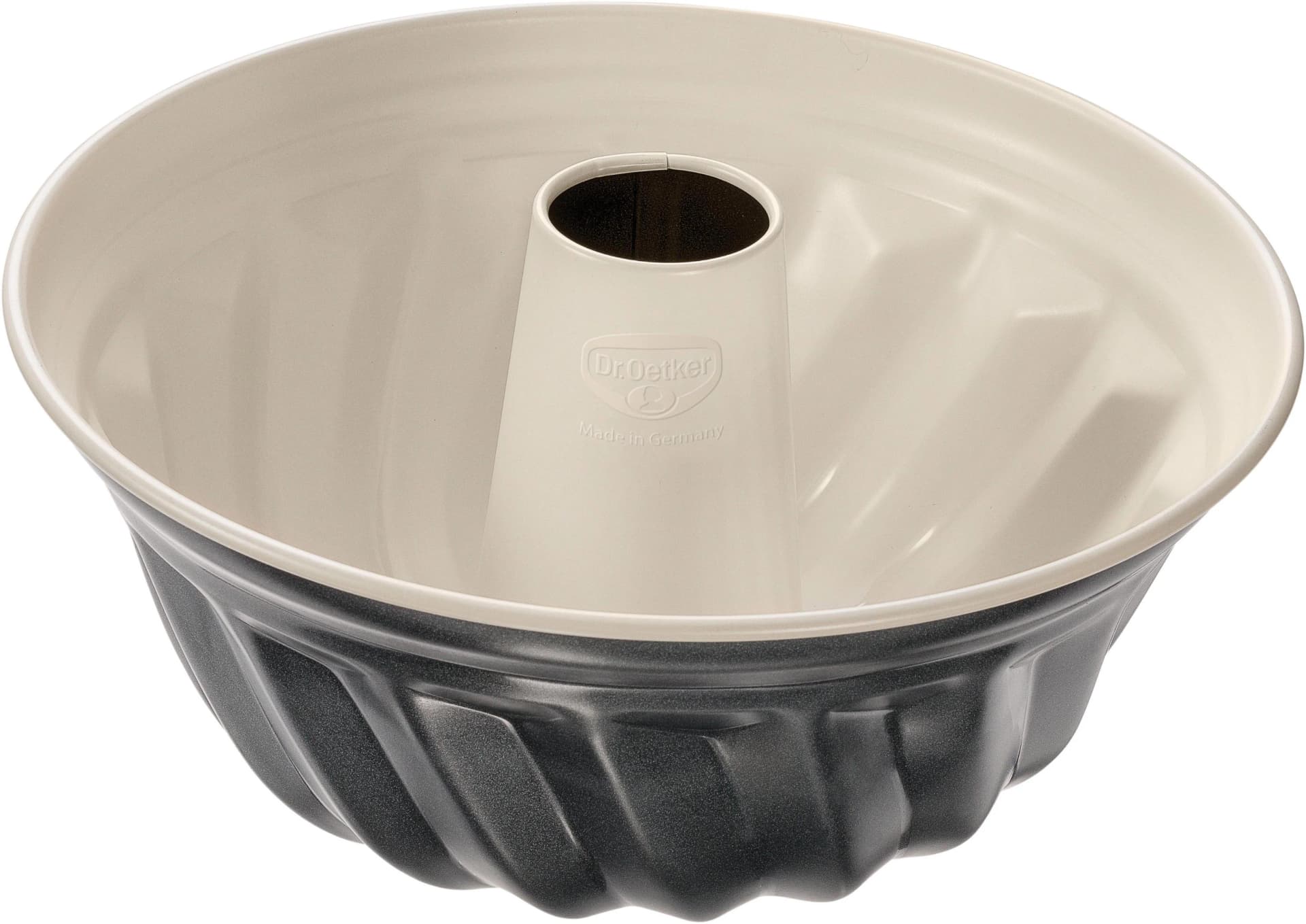 Dr. Oetker Gugelhupfform Back-Trend Creme/Grau Stahlblech
