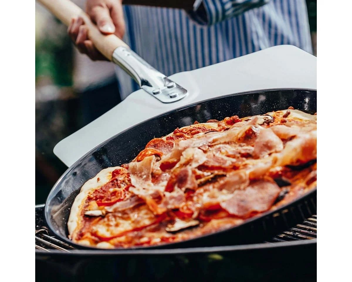 FMprofessional Pizzablech gelocht emailliert Ø 32cm - Bild 3