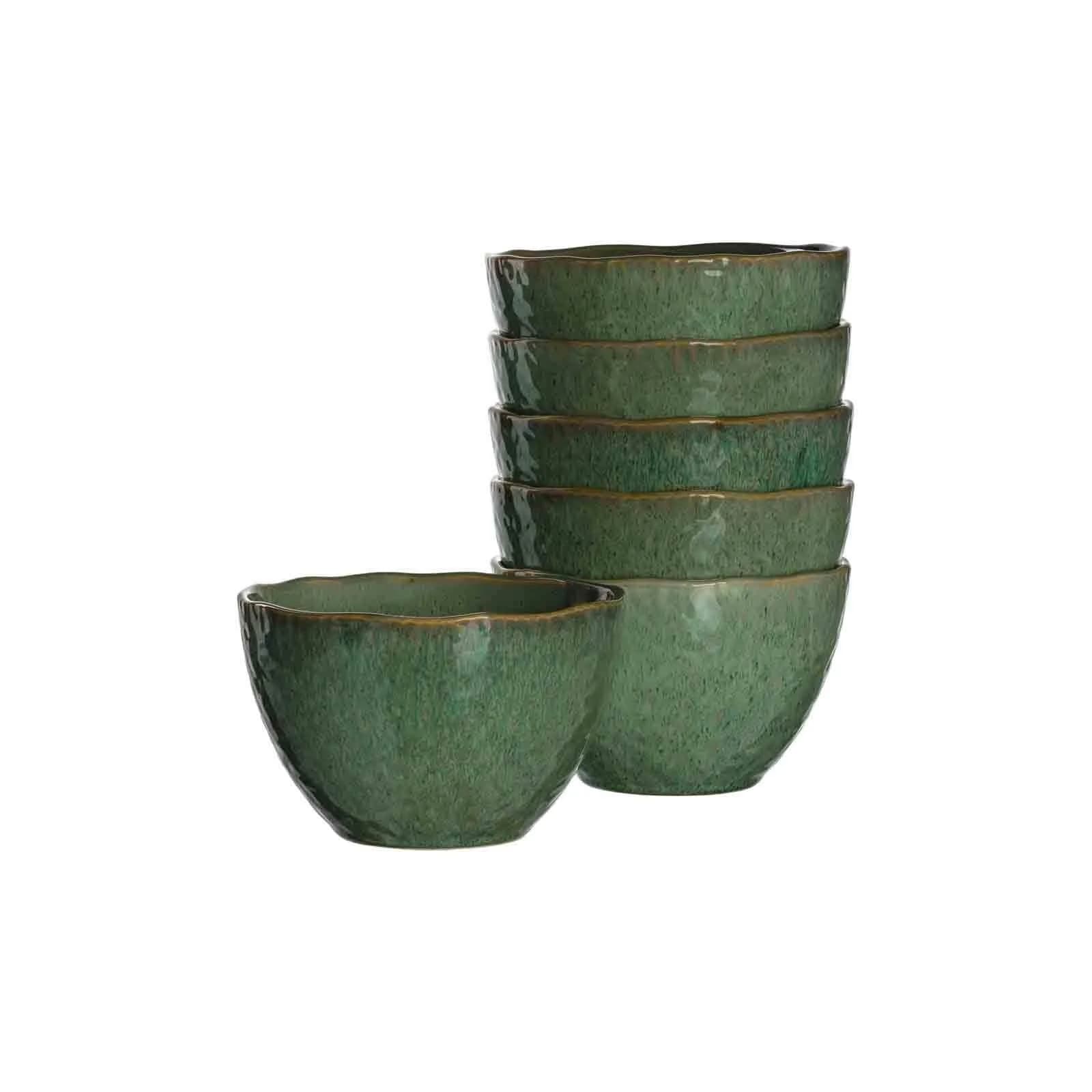 Leonardo Keramikschalen Matera 15,3 cm 6er Set Blau - Bild 2