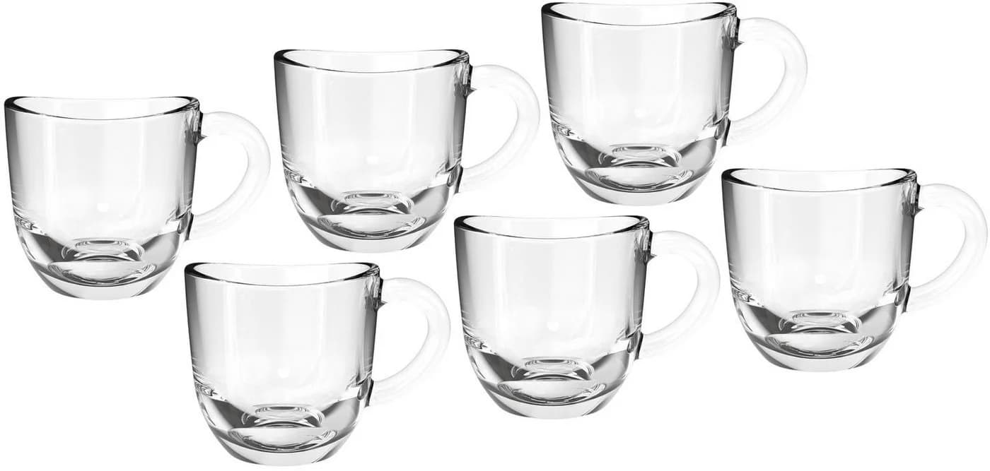 Leonardo Espressotasse NAPOLI 6er-Set Glas Transparent - Bild 2