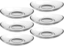 LEONARDO Untertasse Napoli 6er Set Glas Oval Weiß Bild 2