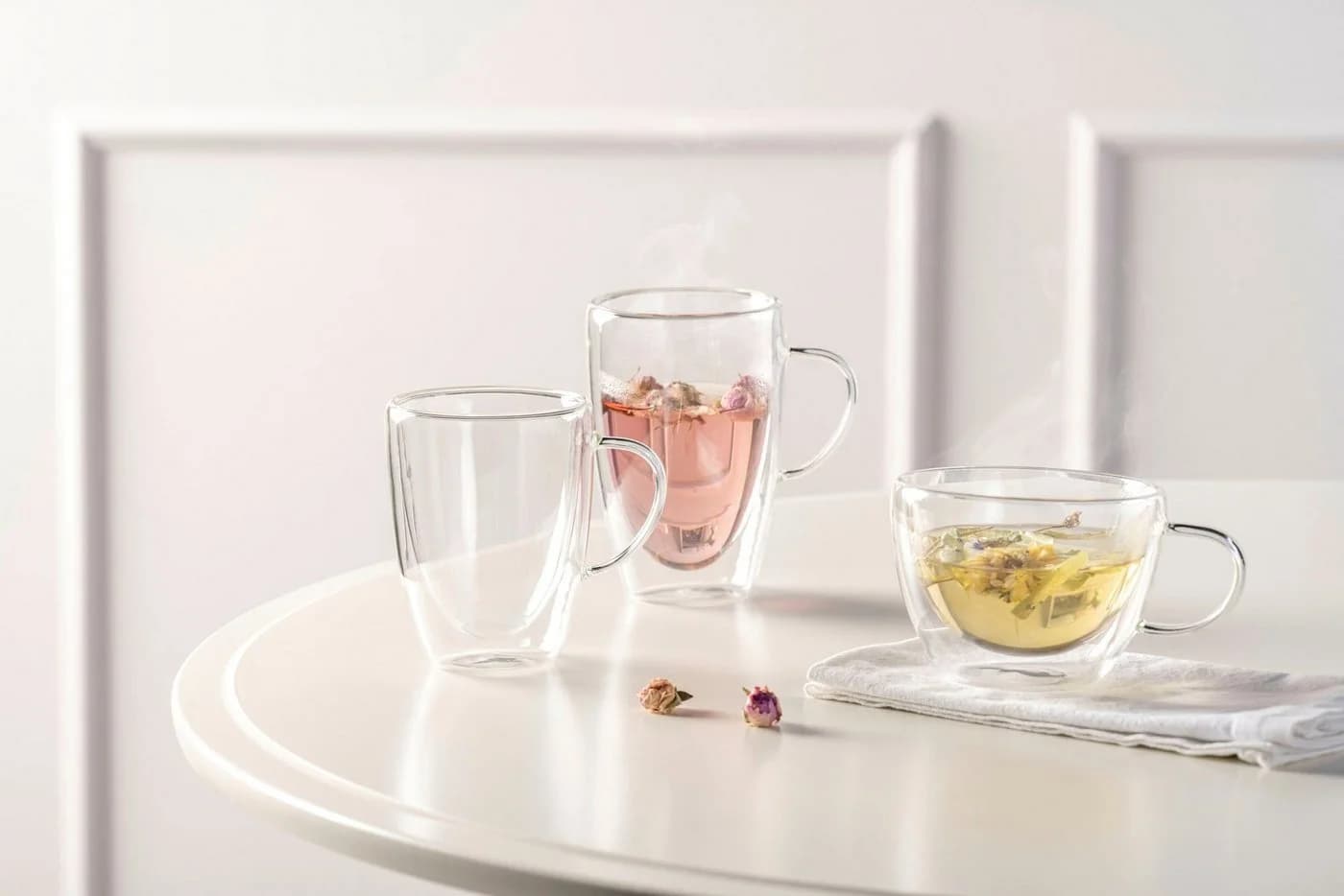 Gläser-Set LEONARDO DUO 4-teilig doppelwandig Borosilikatglas klar - Bild 3
