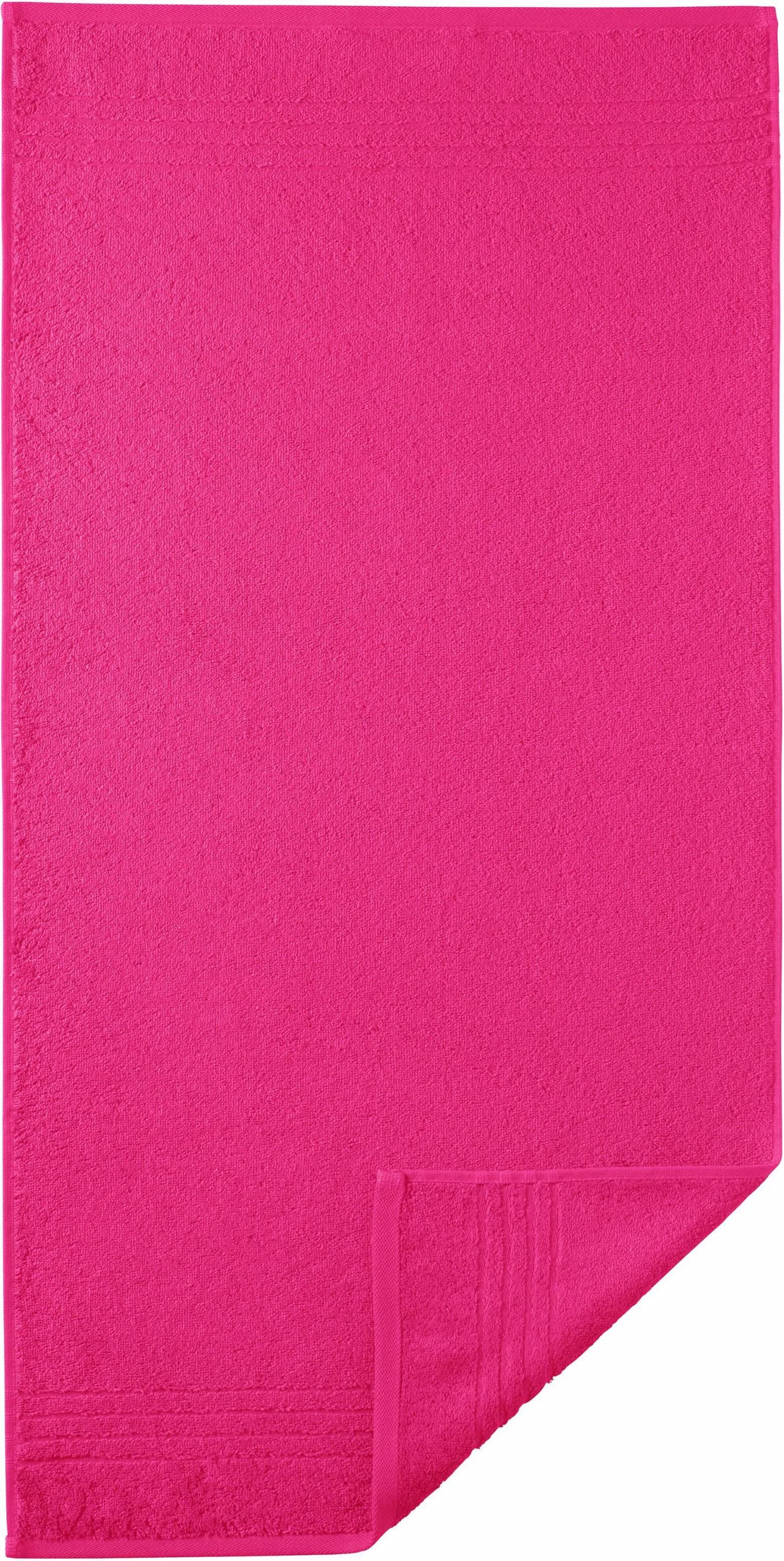 Egeria Badetuch Madison 70x140cm Himbeere Walkfrottee