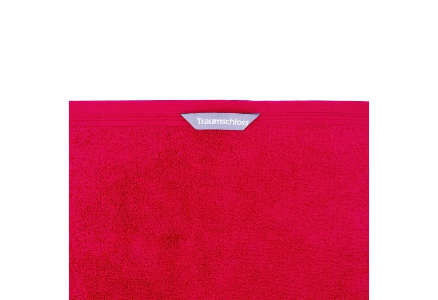 Traumschloss Duschtuch Frottier-Line 100% Baumwolle Rot Flauschig - Bild 3