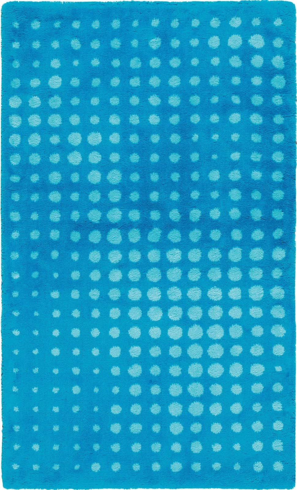 Egeria Badematte DOT Blau Rutschhemmend 100% Baumwolle