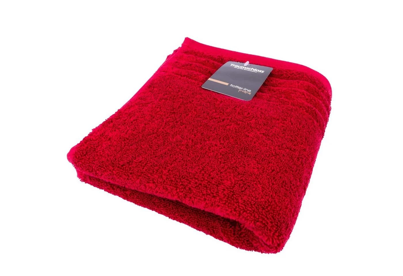 Traumschloss Duschtuch Premium-Line Frottier 100% Baumwolle Dunkelrot - Bild 2