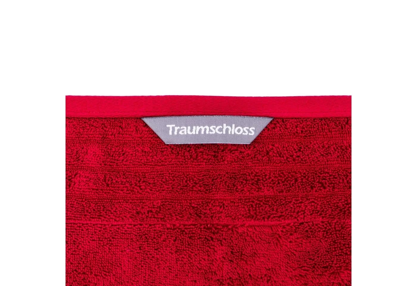 Traumschloss Duschtuch Premium-Line Frottier 100% Baumwolle Dunkelrot - Bild 3