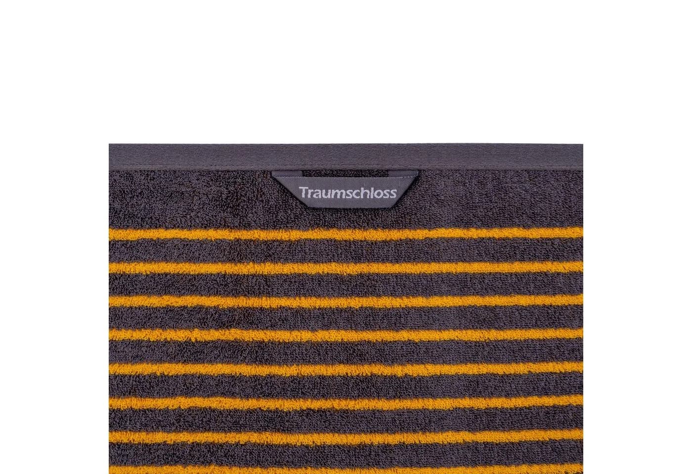 Traumschloss Handtuch Stripes Frottier 100% Baumwolle Gelb - Bild 3