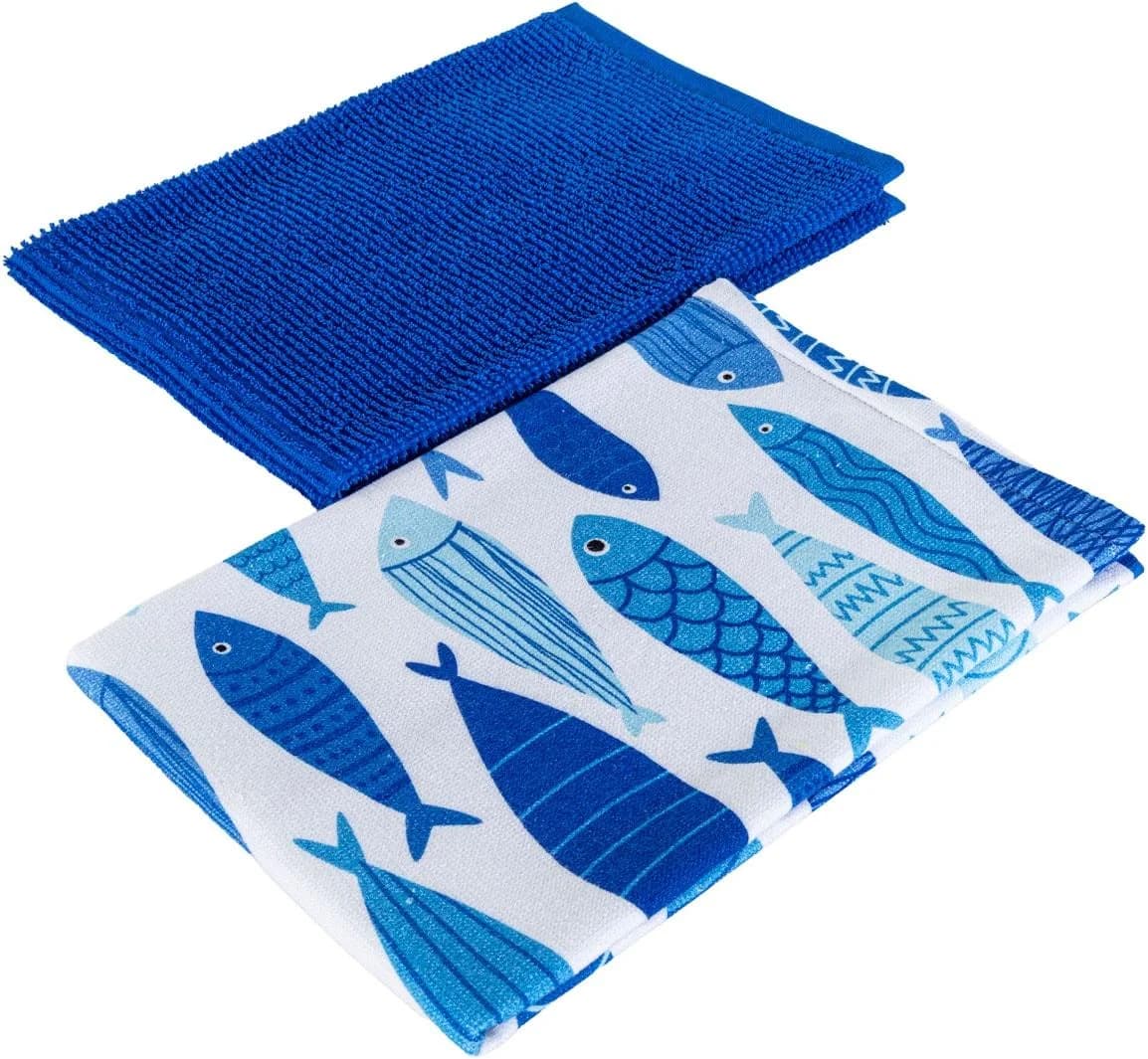 Egeria Geschirrtuch MARIN 2er Pack 40x60 cm Baumwolle - Bild 2