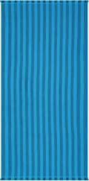 EGERIA Pestemal Strandtuch Blau Gestreift mit Fransen Bild 2